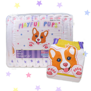 Dotty Playful Pups Adult Diaper