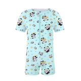 LOG Men's Cotton Romper - Blue Panda