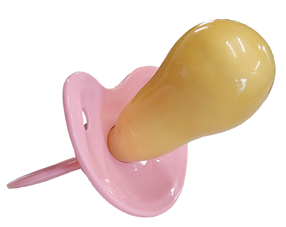Adult Disciplinary Firm Latex Fixx Pacifier - Pink