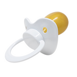 Adult Firm Sissy Latex Fixx Pacifier - White