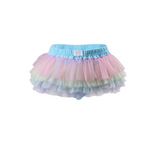 CutiePlusU Tutu  Bloomer - Rainbow/Blue