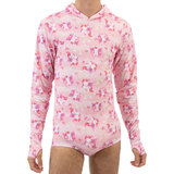 Rearz Hooded Bodysuit - Pink Lil Bella