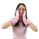 Rearz Padded Adult Scratch Mittens - Pink Lil Bella