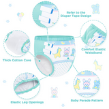 Adult Training Pants - White Baby Parade