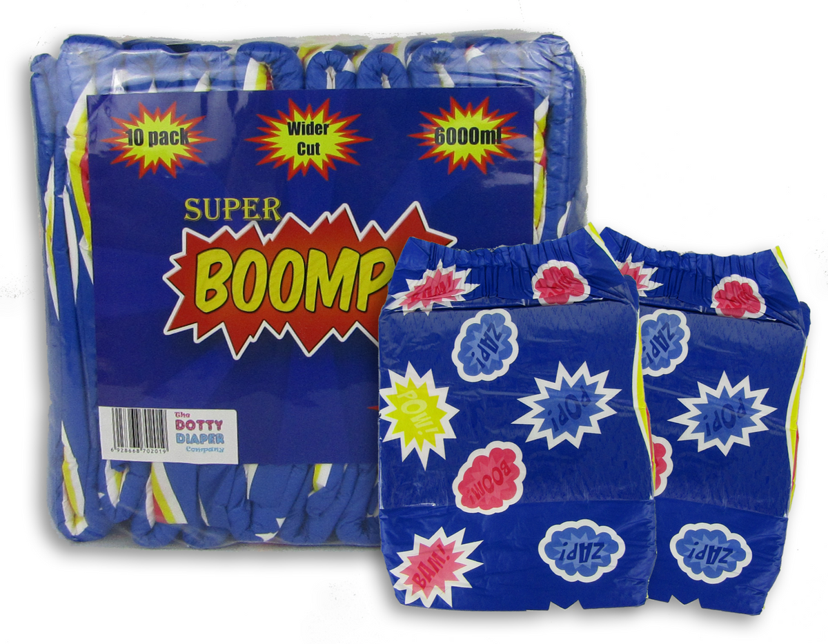 Boompe Dotty Super Boompa Adult Diaper – My Inner Baby
