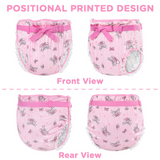 LFB Silky Ribbon Omutsu Diaper Cover - Bunnies & Bows