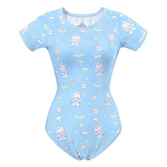 LFB Cutie Bunny in Space Bodysuit - Blue