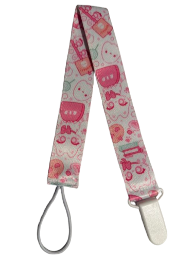 ODU Pacifier Clip - Pastel Purrfection