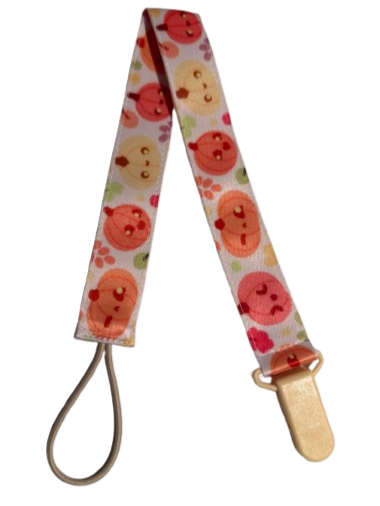 ODU Pacifier Clip - Peekaboo Pumpkins