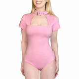 LFB Collared Bodysuit Pink