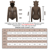 LFB Cozy Bear Hoodie Bodysuit