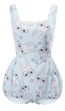 CutiePlusU Blue Dr. Bunny Overall