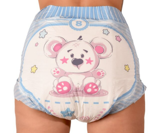 Cloudrys Fluffy Bear Printed Adult Diapers – My Inner Baby