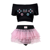 CutiePlusU Gamer Girl Set - Black