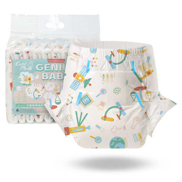 CutiePlusU Genius Baby Printed Adult Diapers