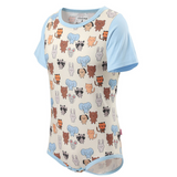 CutiePlusU Happy Zoo Bodysuit for Men