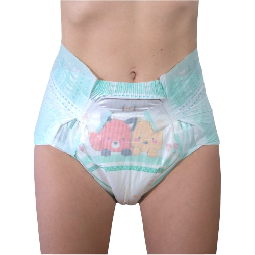 【松ちゃん】LNGU Honey Tales mサイズ おむつ　abdl LNGU Honey Tales Cloth Backed Adult Diaper – My Inner Baby