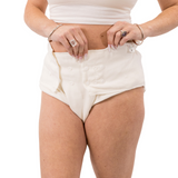Adult Cotton Fitted Snap Diaper