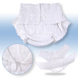 Adult Cotton Fitted Snap Diaper