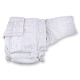 Adult Cotton Fitted Snap Diaper