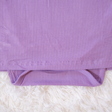 LC Ribbed Bamboo Dress - Lavender