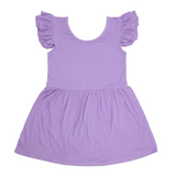 LC Ribbed Bamboo Dress - Lavender