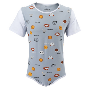 CutiePlusU Little Zoo Bodysuit for Men