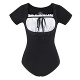 LFB Classic Lolita Bodysuit - Black