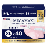 USA V2 NorthShore Mega Max Diaper - Pink