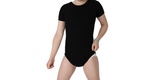 LC Adult Ribbed Bamboo Bodysuit - Onyx