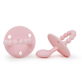 LC Adult Silicone Orthodontic Pacifier - Pink