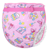 LFB Silky Ribbon Omutsu Diaper Cover - Pastel Circus