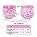 LFB Silky Ribbon Omutsu Diaper Cover - Pastel Circus