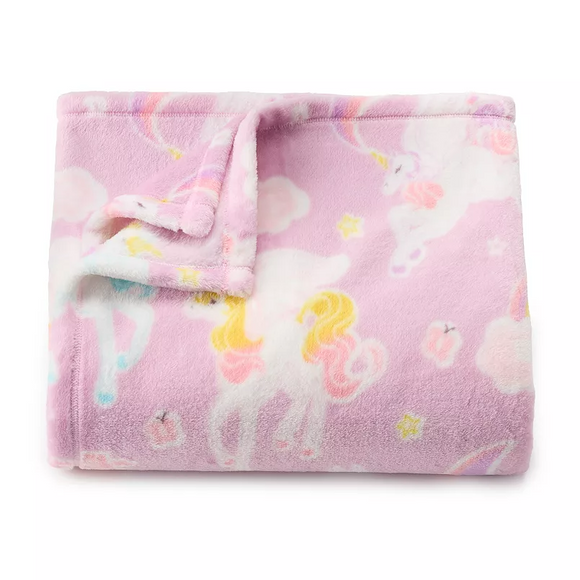 Pink Unicorn Blanket