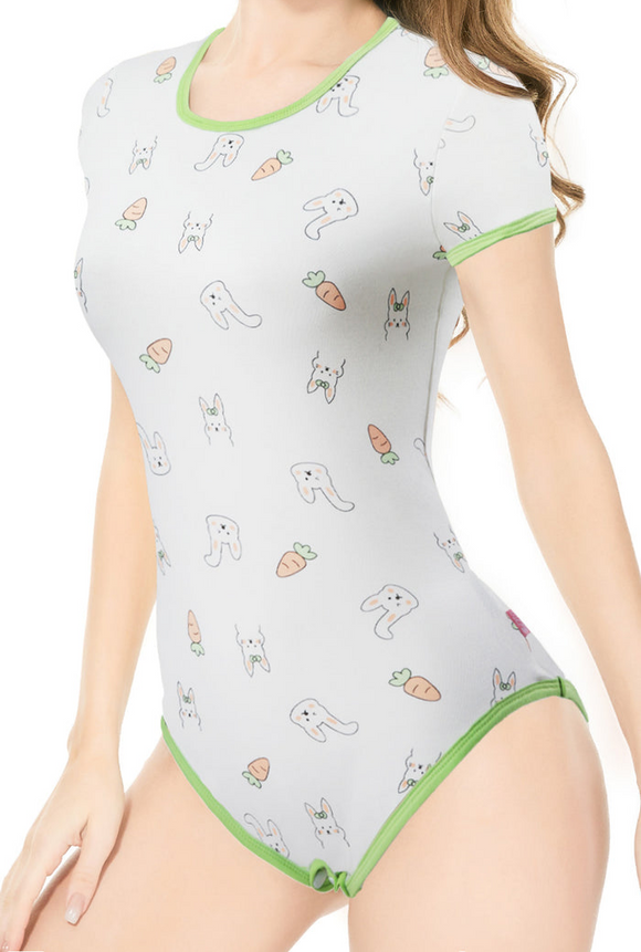 CutiePlusU Rabbits love Carrots Bodysuit