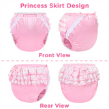 LFB Pretty in Pink Satin Adult Diaper Cover