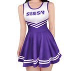 LFB Cheer Sissy Mini Dress - Dark Purple