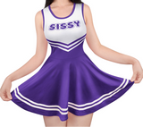 LFB Cheer Sissy Mini Dress - Dark Purple