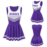 LFB Cheer Sissy Mini Dress - Dark Purple