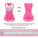 LFB Cheer Sissy Mini Dress - Rose