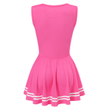 LFB Cheer Sissy Mini Dress - Rose