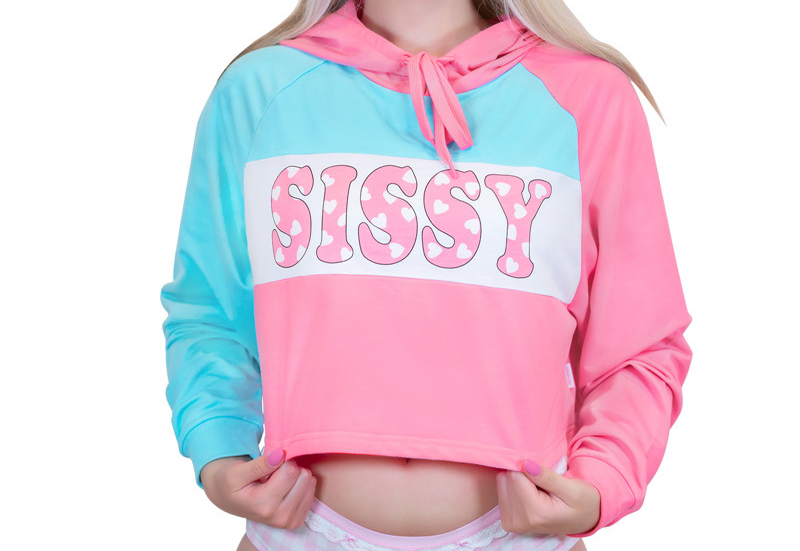 LFB Pastel Sissy Cropped Hoodie Sweatshirt – My Inner Baby