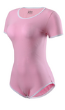 CutiePlusU Solid Color Bodysuit - Pink