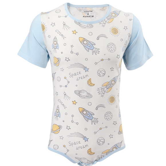 CutiePlusU Space Adventure Bodysuit for Men