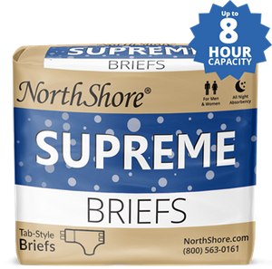 NorthShore Supreme Tab-style Briefs - Blue