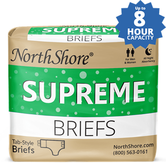 NorthShore Supreme Tab-style Briefs - Green