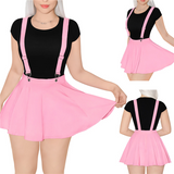LFB Sweet Heart Jumper Skirt with Detachable Straps