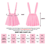 LFB Sweet Heart Jumper Skirt with Detachable Straps