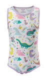 CutiePlusU Sleeveless Dinosaur Bodysuit for Men