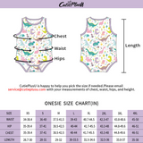 CutiePlusU Sleeveless Dinosaur Bodysuit for Men